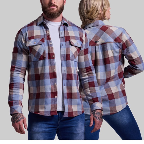 Born Primitive woodsman stretchy flannel - Picture 7 of 7